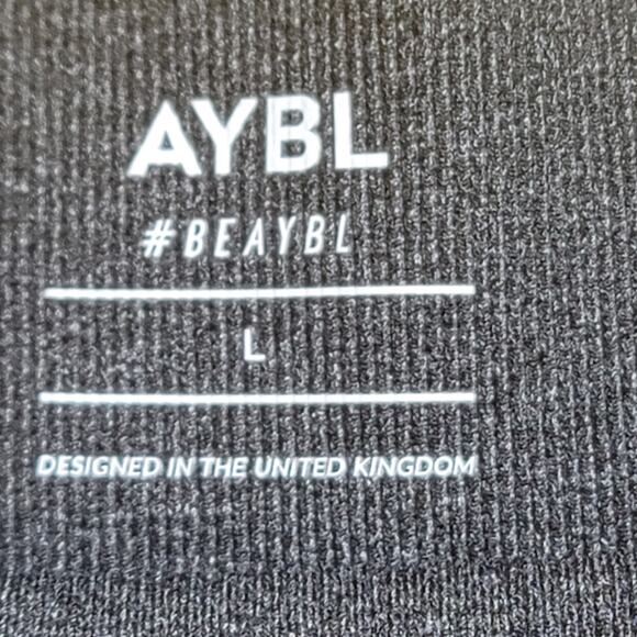AYBL #BEAYBL Balance V2 Seamless Leggings Speckle Black Women's Size L NWT - Picture 4 of 8